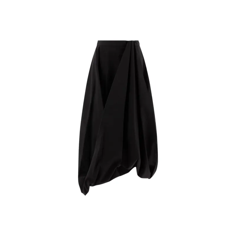 Brunello Cucinelli Draped Bubble Hem Skirt-0
