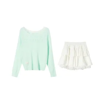 YGPRW Two Piece Skirt Sets Women's