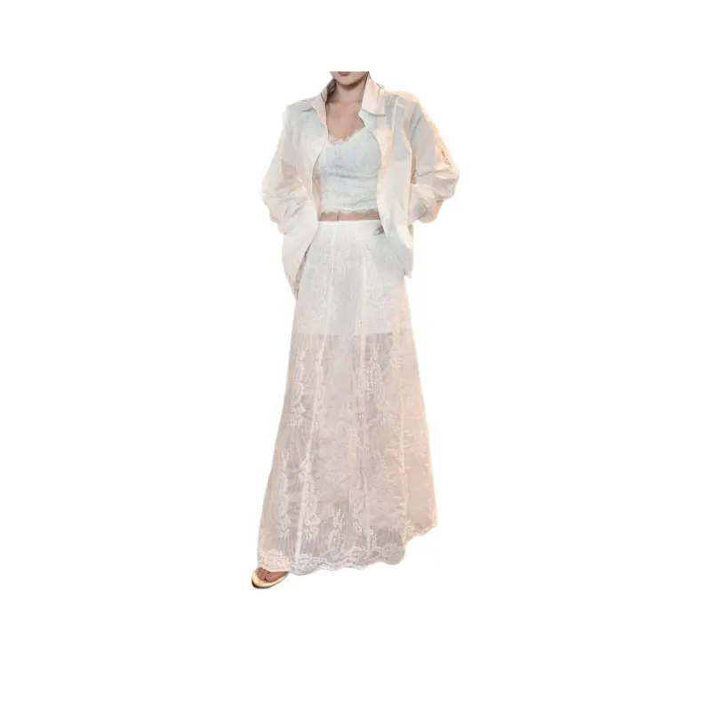 Mu Xiao Xin Two Piece Skirt Sets Women's-3