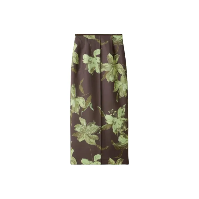 Lily Brown Casual Long Skirts Women's-5