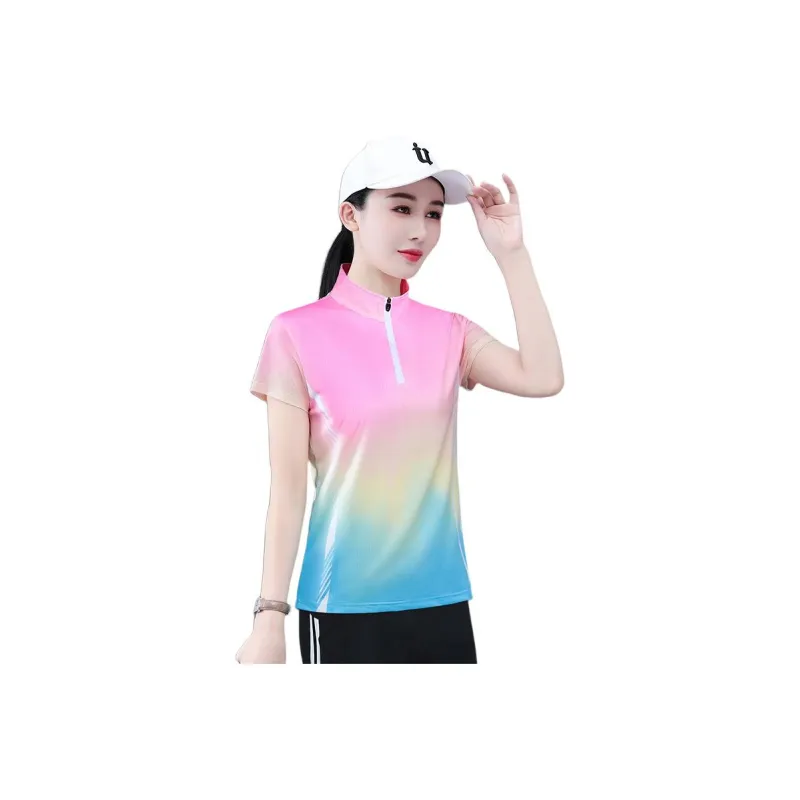 CENPIN Polo Shirts Women's-4