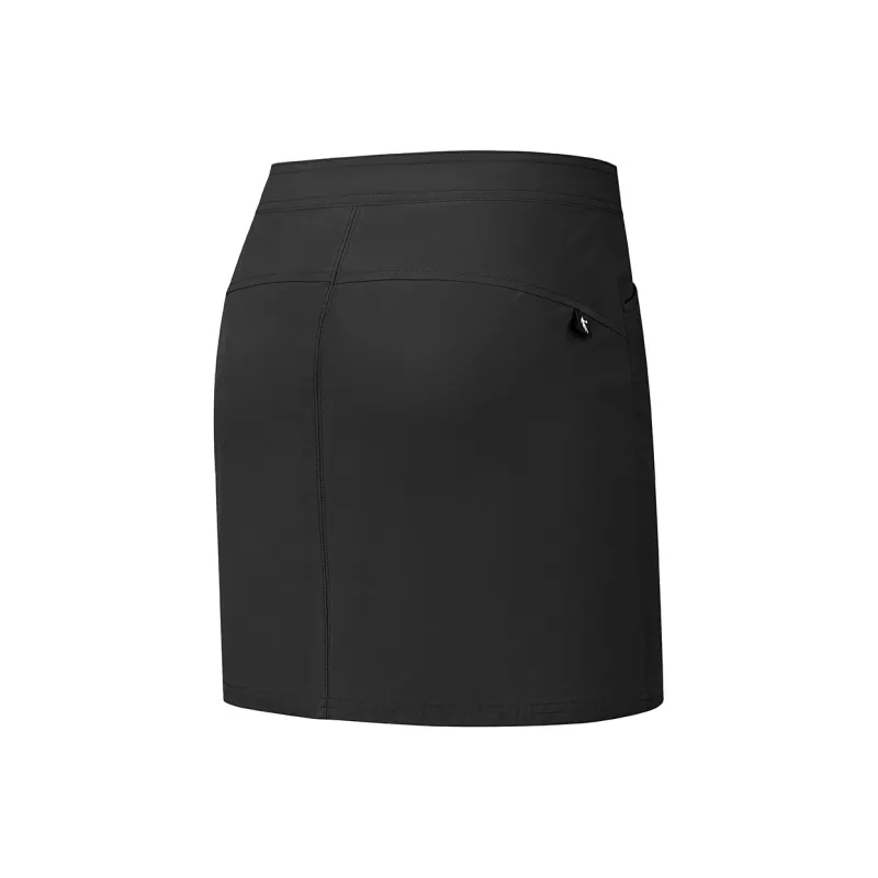 QIAODAN Casual Short Skirts Women's Black-1