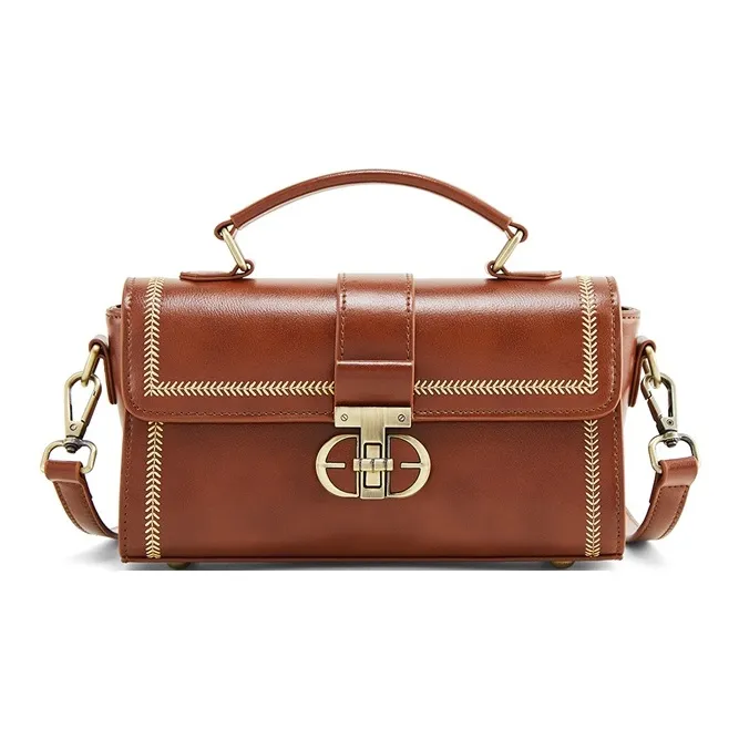 Teenmix Cow Leather With Synthetic Leather Messenger Bag, Shoulder Bag, Handbag Trumpets Women's Multicolor-12