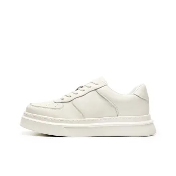 JOSINY Low Top Skateboard Shoes Men's White