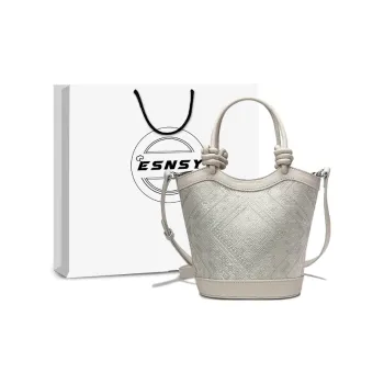 ESNSY Zhuangjin Handbag Women's White