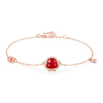Lao Feng Xiang 925 Sterling Silver Bracelets Women's