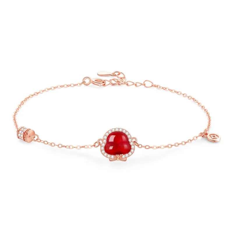 Lao Feng Xiang 925 Sterling Silver Bracelets Women's-0
