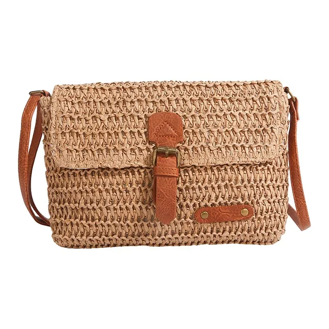 YZUE Woven Shoulder Bag Women's Multicolor-6