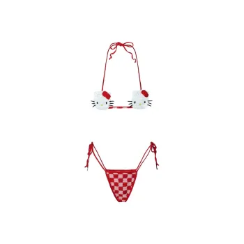 GCDS x Hello Kitty Hello Kitty Crochet Bikini Bikini Women's Purple
