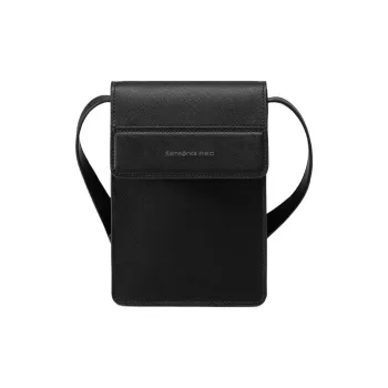 SAMSONITE PU Cell Phone Pouch Men's Black