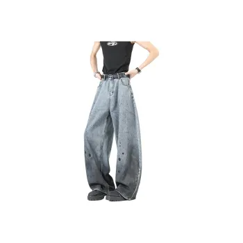BAGE Jeans Unisex Blue
