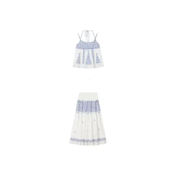ABCMININ Two Piece Skirt Sets Women's