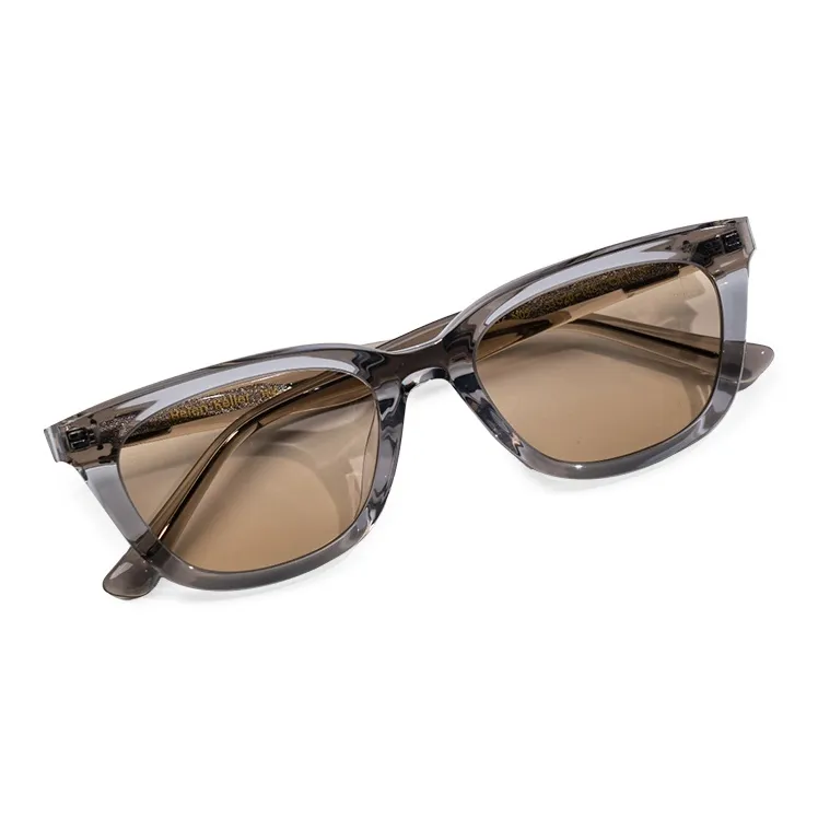 HELEN KELLER Plate Frame Cat Eye Sunglasses Unisex-12