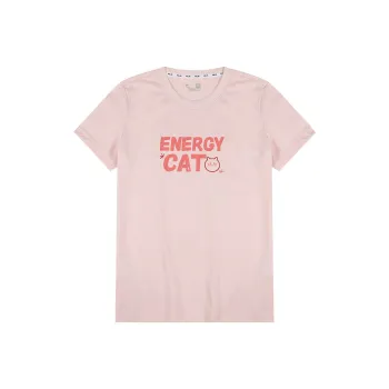 QIAODAN T Shirt Women's Sheer Pink