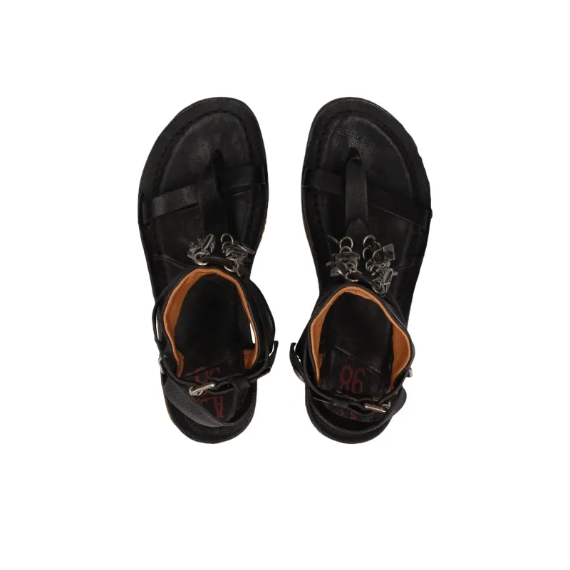 AirStep Roman Sandals Women's Black-3