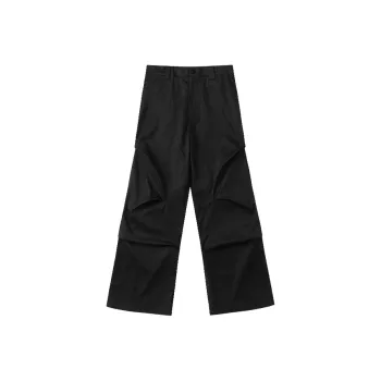 REMODUTION Casual Pants Unisex Black