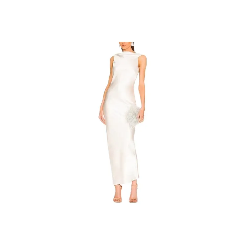 The Barnnet Evening Dress Women's White-0