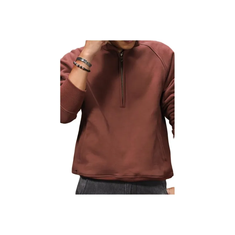 Seasonal Words Sweatshirt Men's Brick Red-4