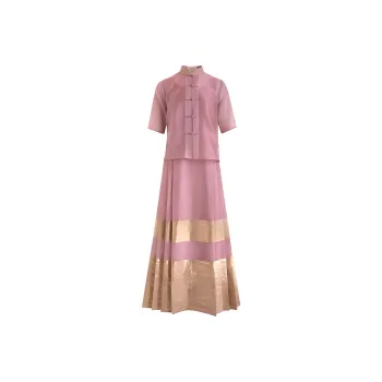 A LIFE ON THE LEFT Skirt Set Women's Sonic Feather Pink