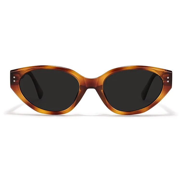 Sagawa TR/Memory Plastic Plate Frame Cat Eye Sunglasses Unisex-1