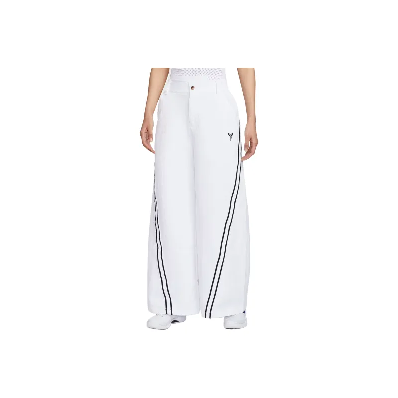 Nike Dri Fit SS25 Casual Pants Women's White Black-0