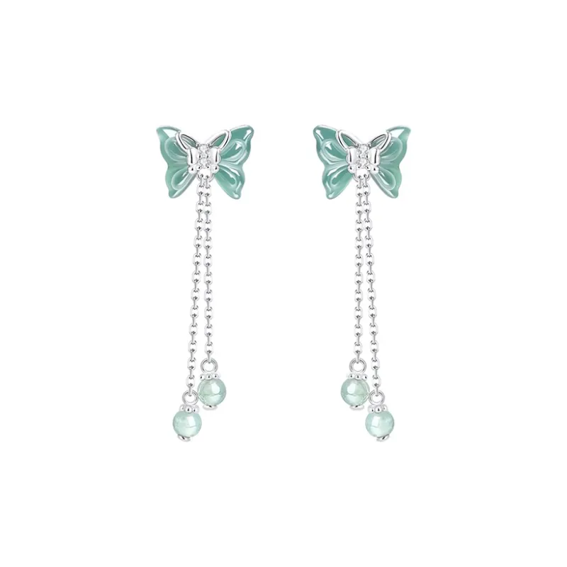 LISM S925 Silver Stud Earrings Women's-0