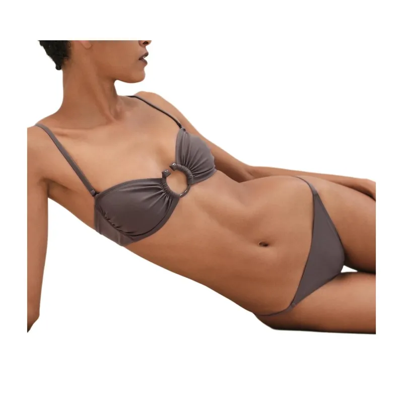 HERMES Bikinis Women's Gray-0