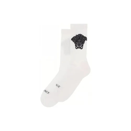 VERSACE Medusa Socks 'White'