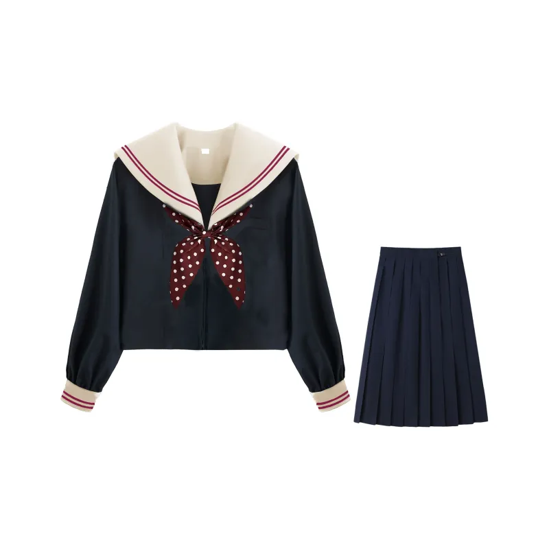 Luohua Candy Two Piece Skirt Sets Women's-6
