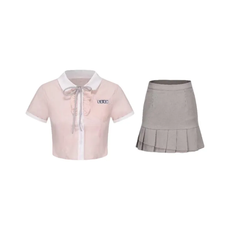 Mu Qingqing Two Piece Skirt Sets Women's-0