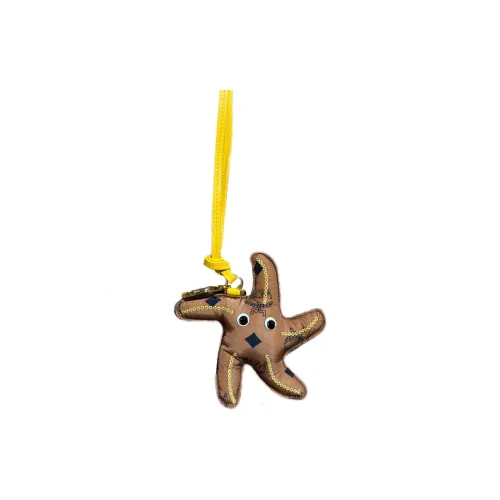 LOUIS VUITTON Metal Bag Decor Keychain Bag Accessory Mens Gold
