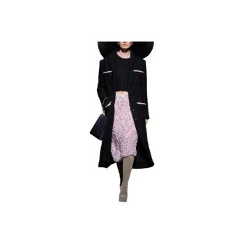 CHANEL 24 Fall And Winter Casual Long Skirts Women's Pink