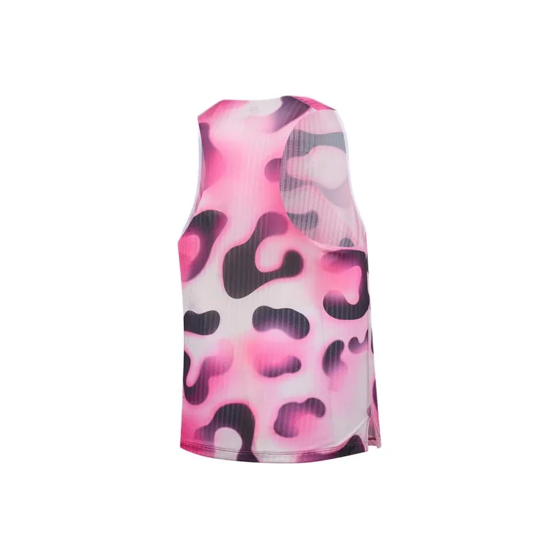 QIAODAN Feiying Tank Top Men's Pink Black Leopard Print Blended Print-1