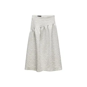 ZARA Casual Long Skirt Women's Gray
