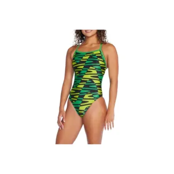 Speedo Disco Boom Flyback One piece Swimsuit Women's