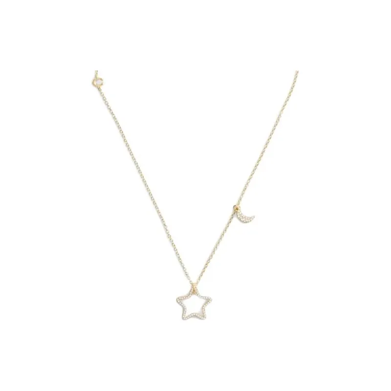 COACH Titanium Necklaces Unisex Gold-2