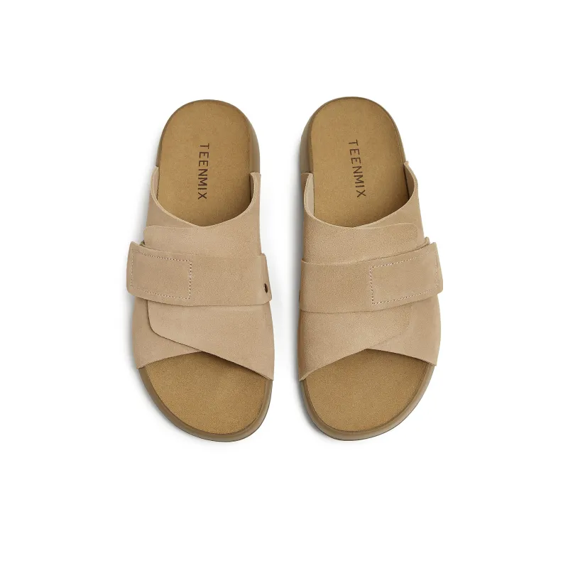 Teenmix Rubber Sole Quiet Slip Resistant Abrasion Resistant Cushioning Slide Slippers Women's-2