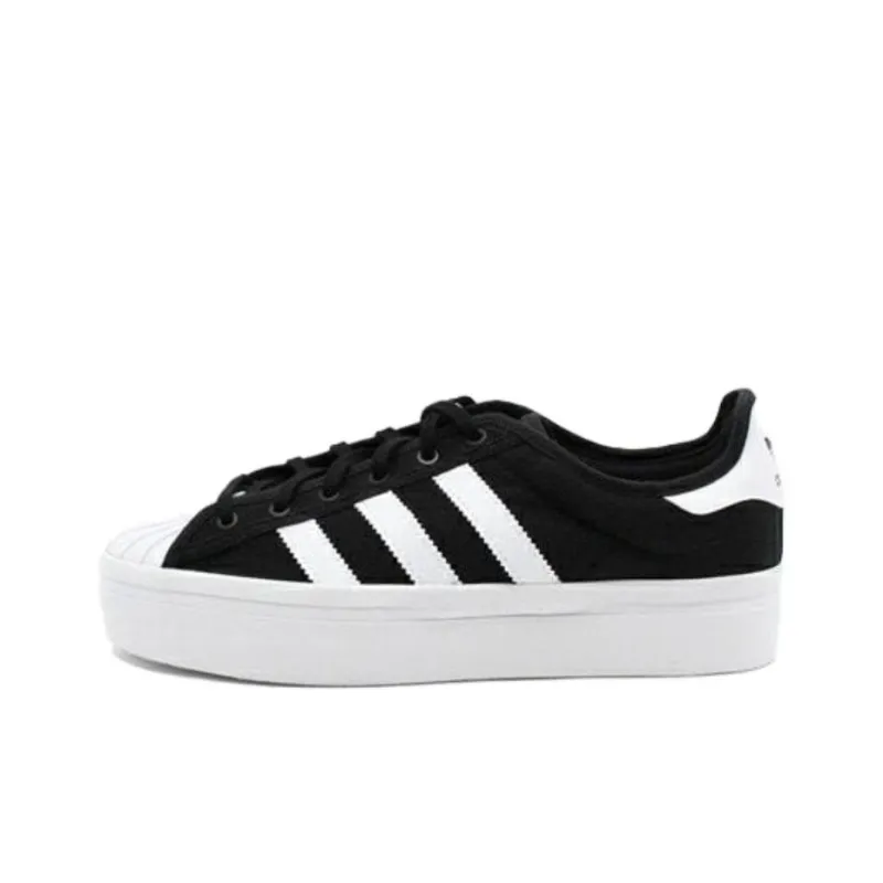 Adidas Originals Wear resistant And Lightweight Low Top Skateboard Shoes Women's Black-0