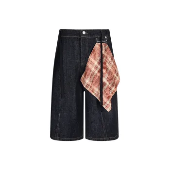 GBXM Denim Shorts Unisex Black