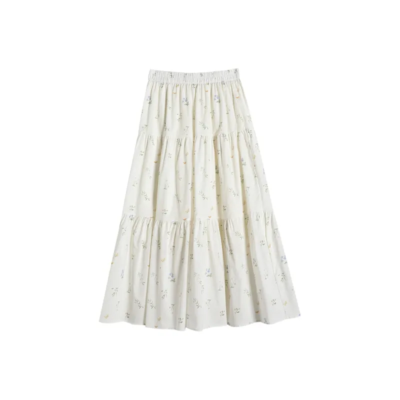 ABCMININ Casual Long Skirt Women's-0