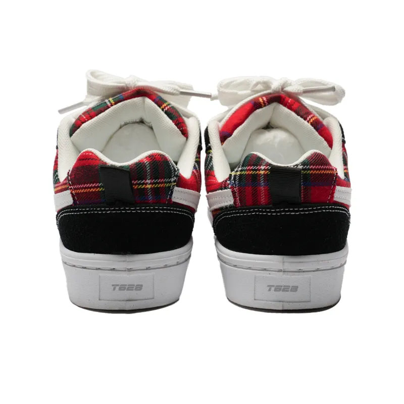 T628 Slip Resistant, Abrasion Resistant, Lightweight, Breathable Low Top Skateboard Shoes Unisex-24