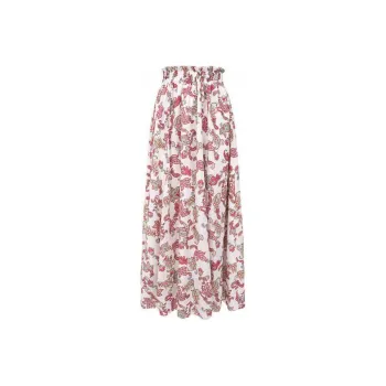 BALNEAIRE Casual Long Skirts Women's Floral Elegance Pink