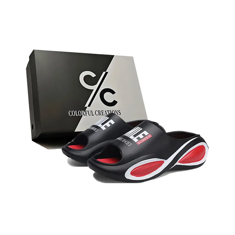 Colorful Creations EVA Quiet Slip Resistant Slide Slippers Men's-15