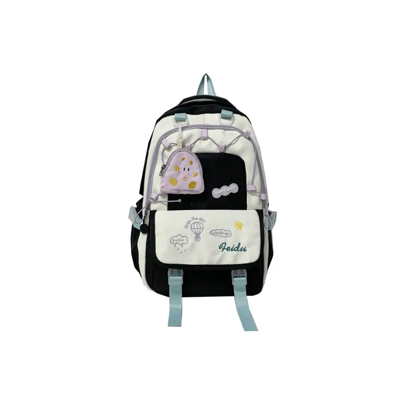 Yalu Nylon Backpack Regular Unisex Multicolor-2