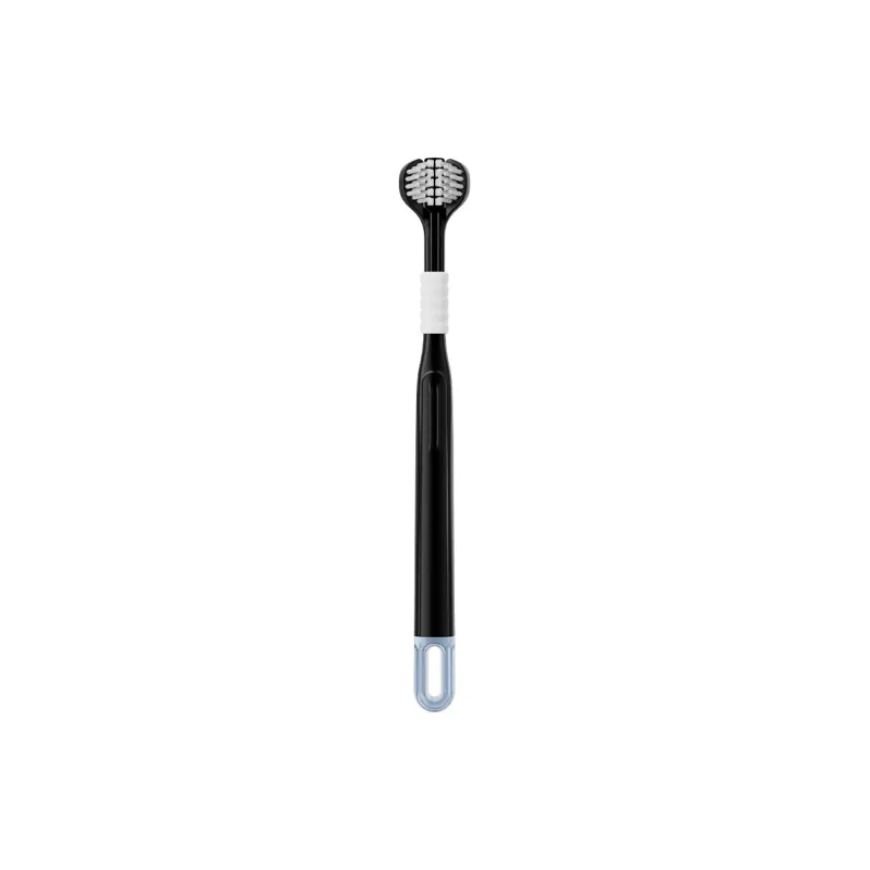 SWEETRIP Three Sided Soft Fur Toothbrushes Scratchable Tongue Cleaner Family Pack-2