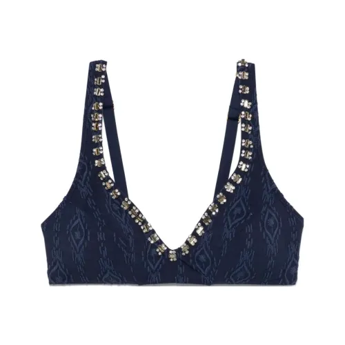 Twinset Embossed Triangle Bikini Top