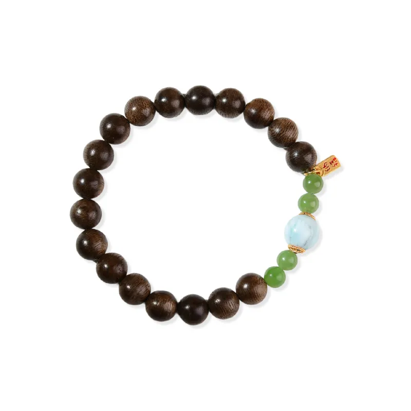 The Call Of The Heart Agarwood Bracelets Unisex-0