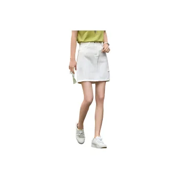 XWI Denim Short Skirts Women's Raw White