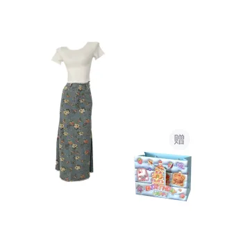 TWOPLUMGIRLS Two Piece Skirt Sets Women's