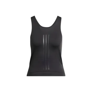 Adidas POWER REVERSIBLE 3-STRIPES TIGHT FIT TANK TOP Sport Vests Women's Black